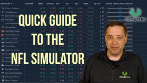 Quick Guide To The NFL Simulator