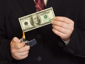 how to lose money fast