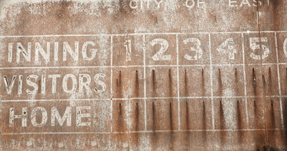 Scoreboard showing First 5 innings for betting tools