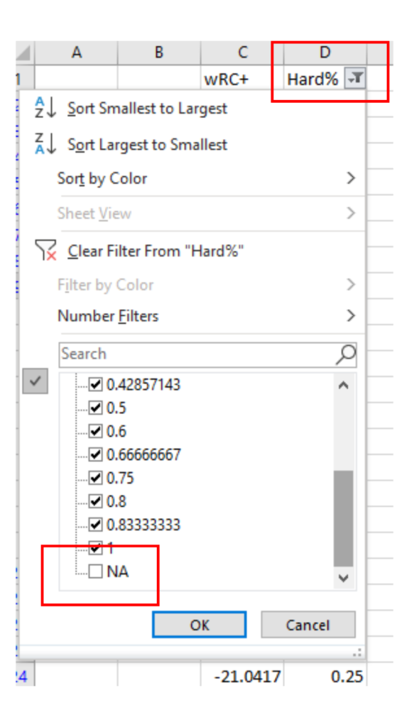 Checkboxes to filter in Excel