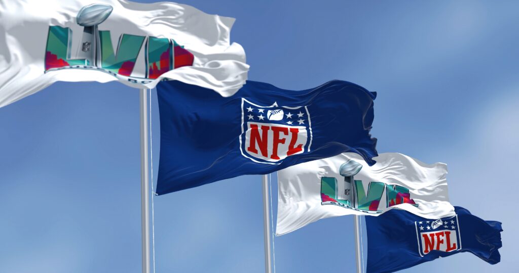 Super Bowl flags