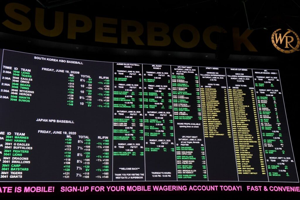 Superbook Betting Board