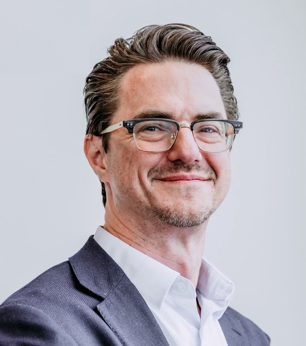 [headshot] image of customer giving a testimonial (for a ai biotech company)