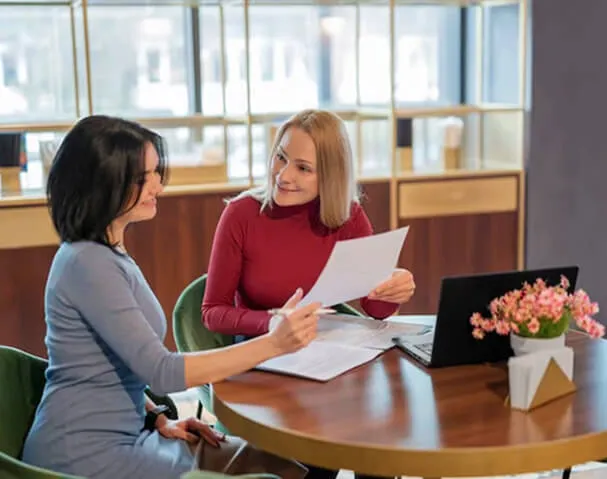 One-on-one coaching session