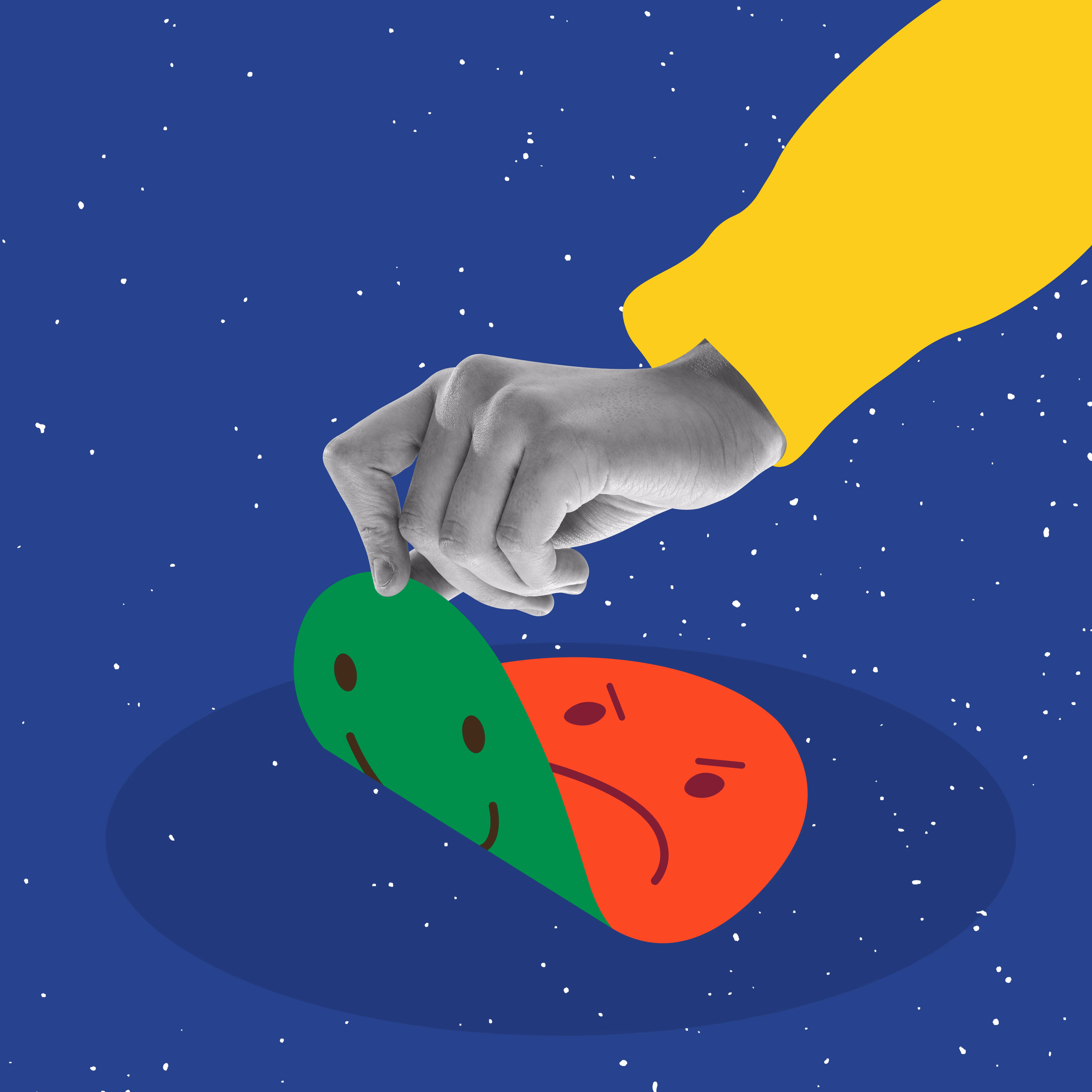 Photo illustrating team work