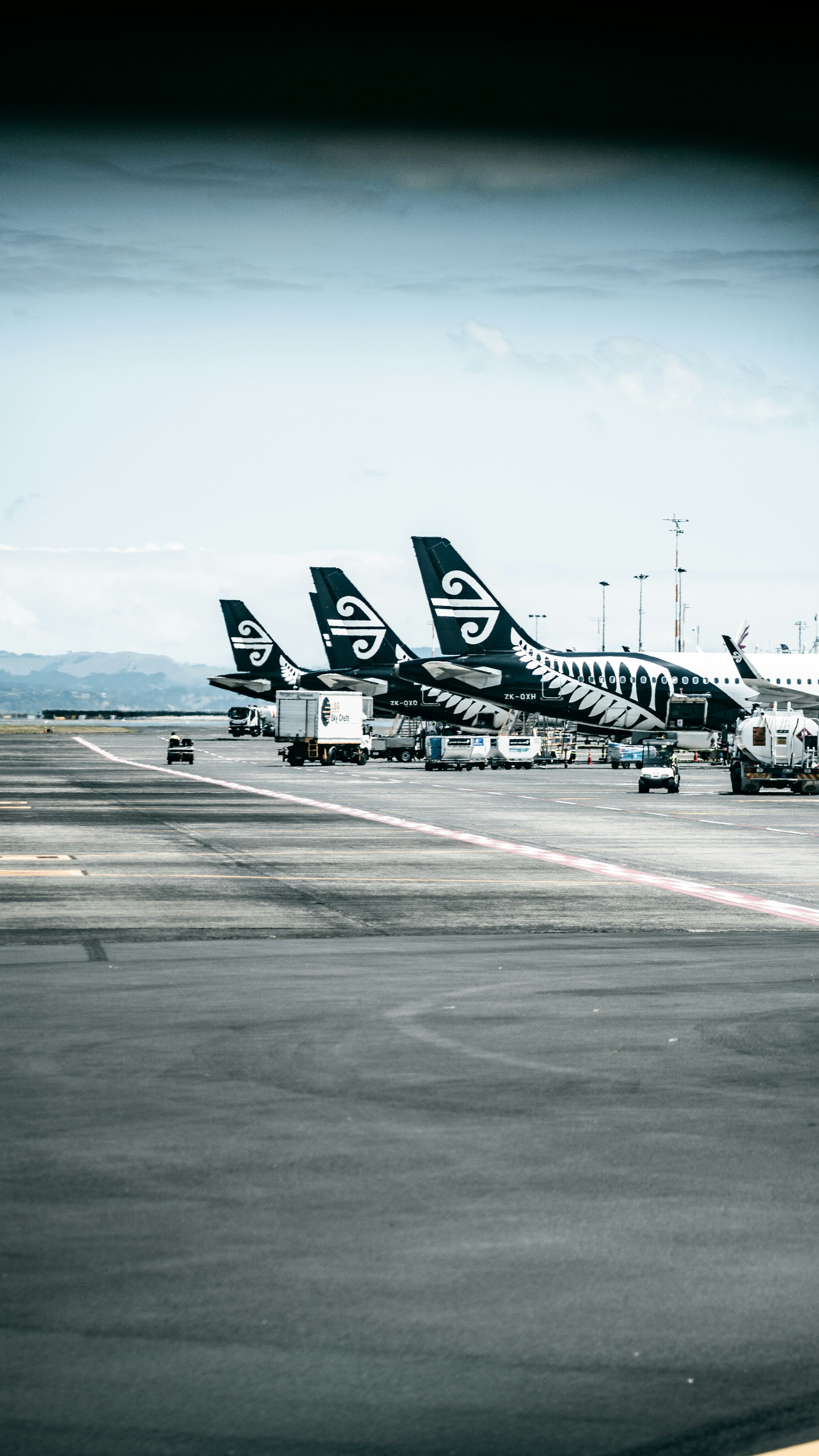 The new space at Air New Zealand's international lounge at Auckland