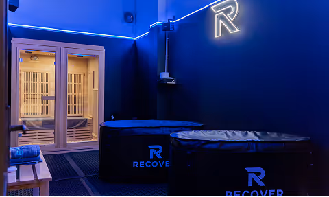 Ice bath and Sauna at the R Zone by Recover Vietnam. Located right at CrossFit Lotus