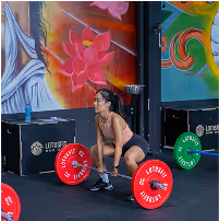CrossFit Lotus member doing deadlift
