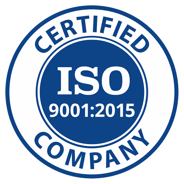 Certified ISO 9001:2025 Company