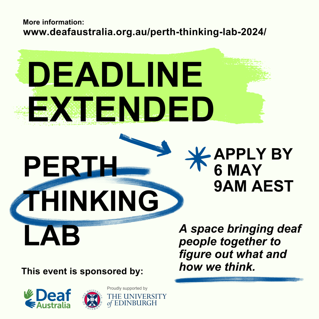 Perth Thinking Lab 2024 poster