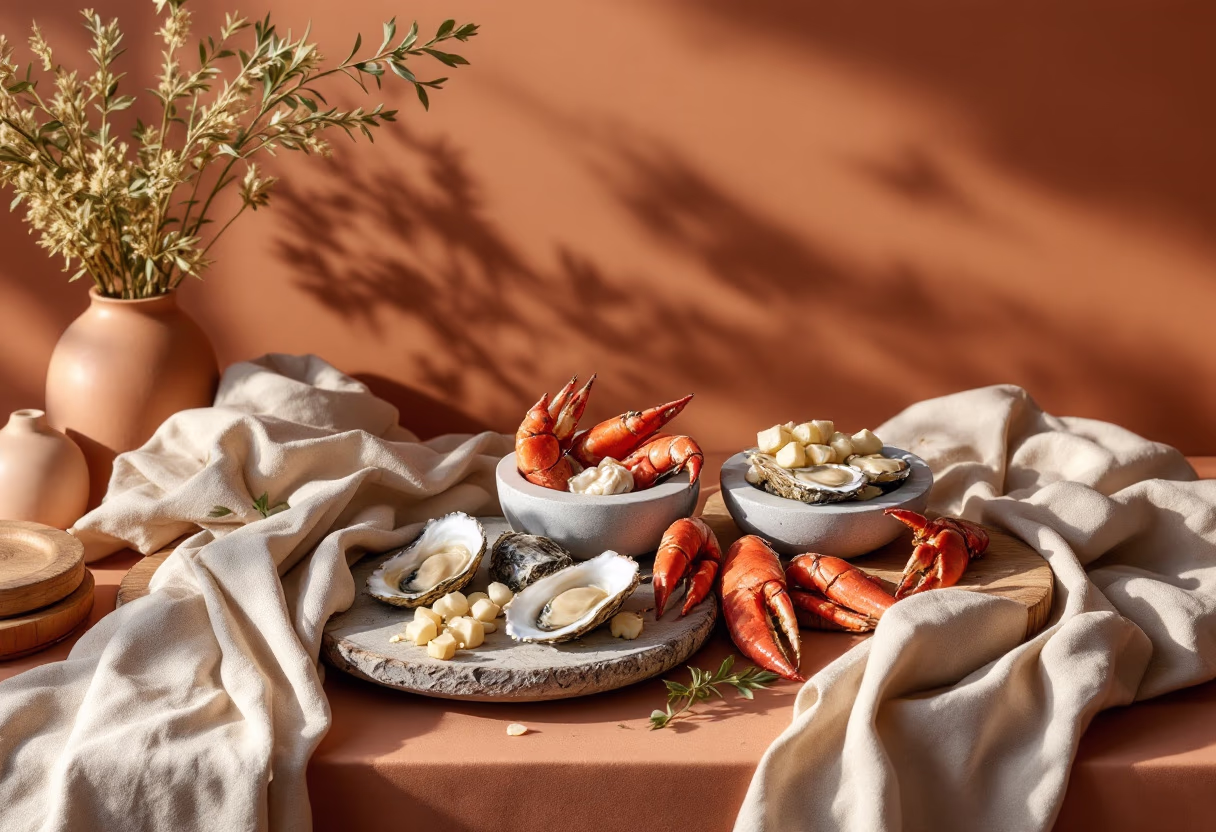 image of assorted seafood platter