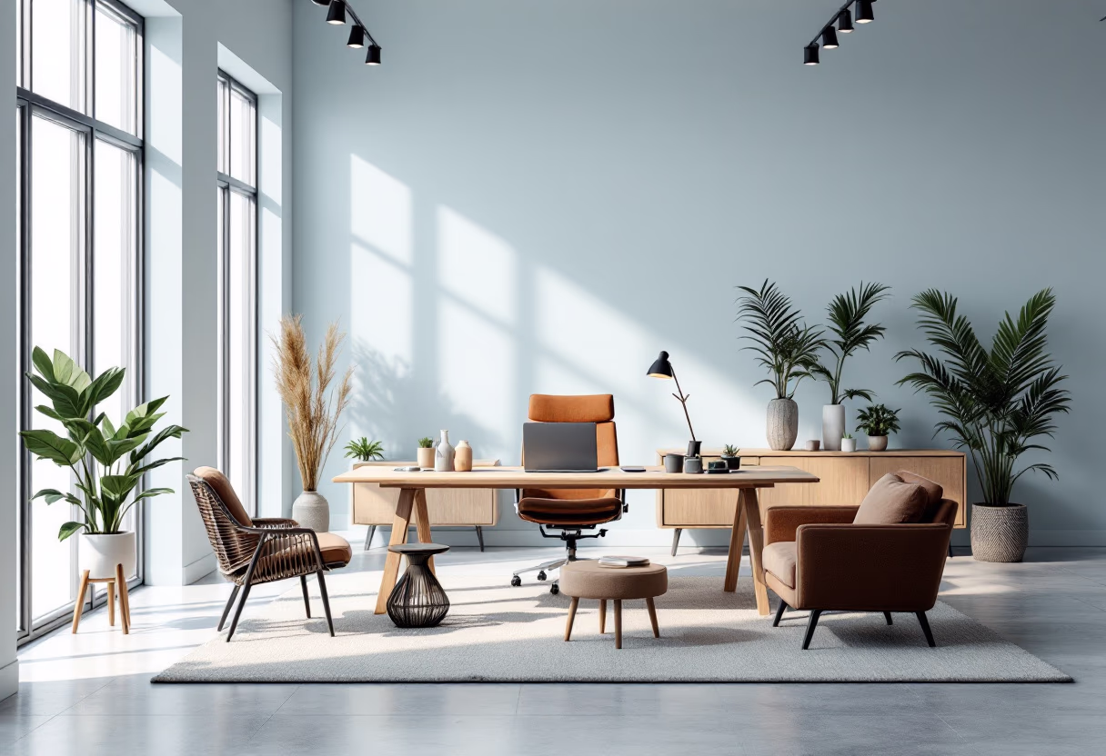 image of past commercial project for an interior design firm