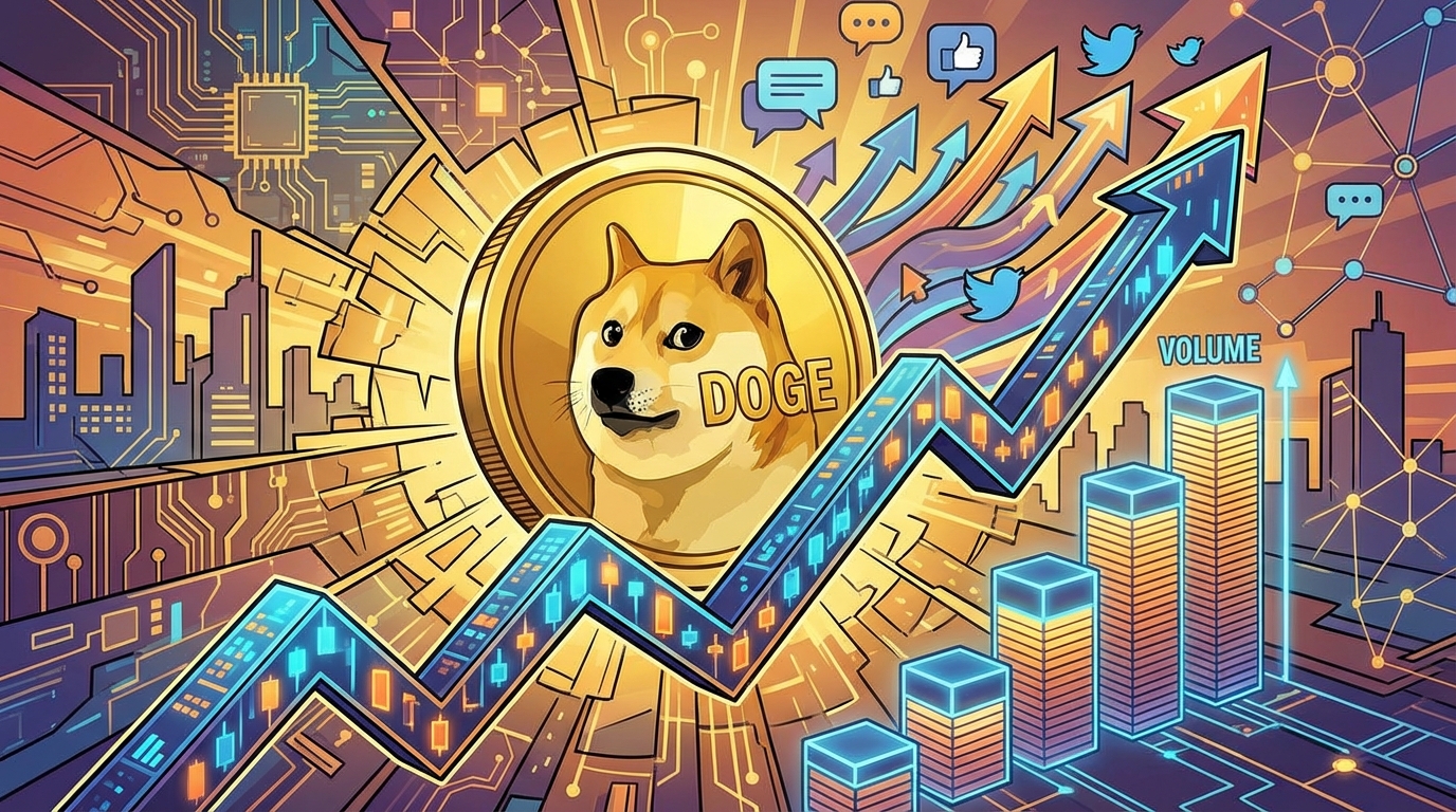 Dogecoin Tests Key Support Levels Amid Social Sentiment Shift
