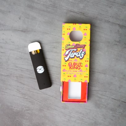 Clout King's Lemon Cherry Terdz vape