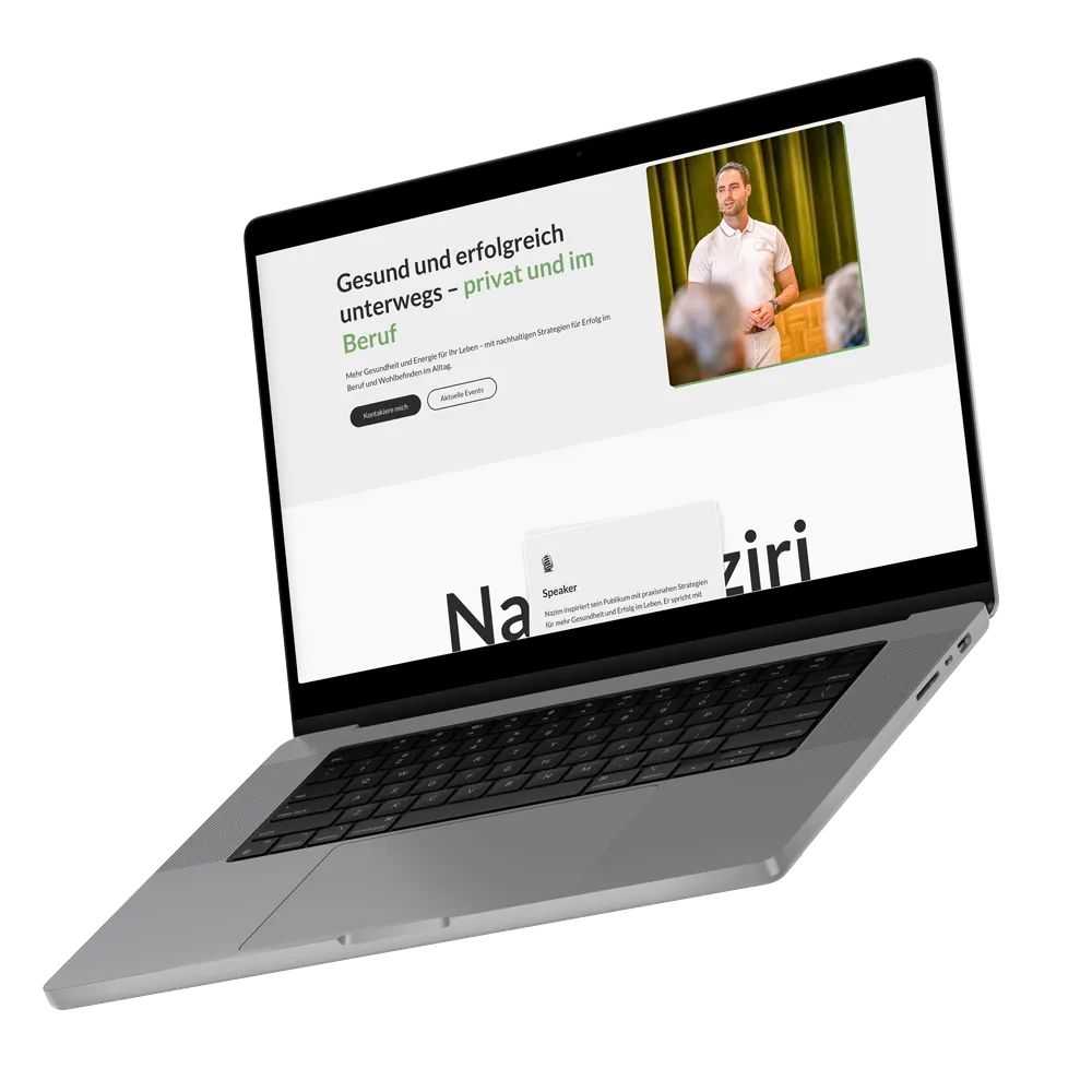 nazim aziri website mockup