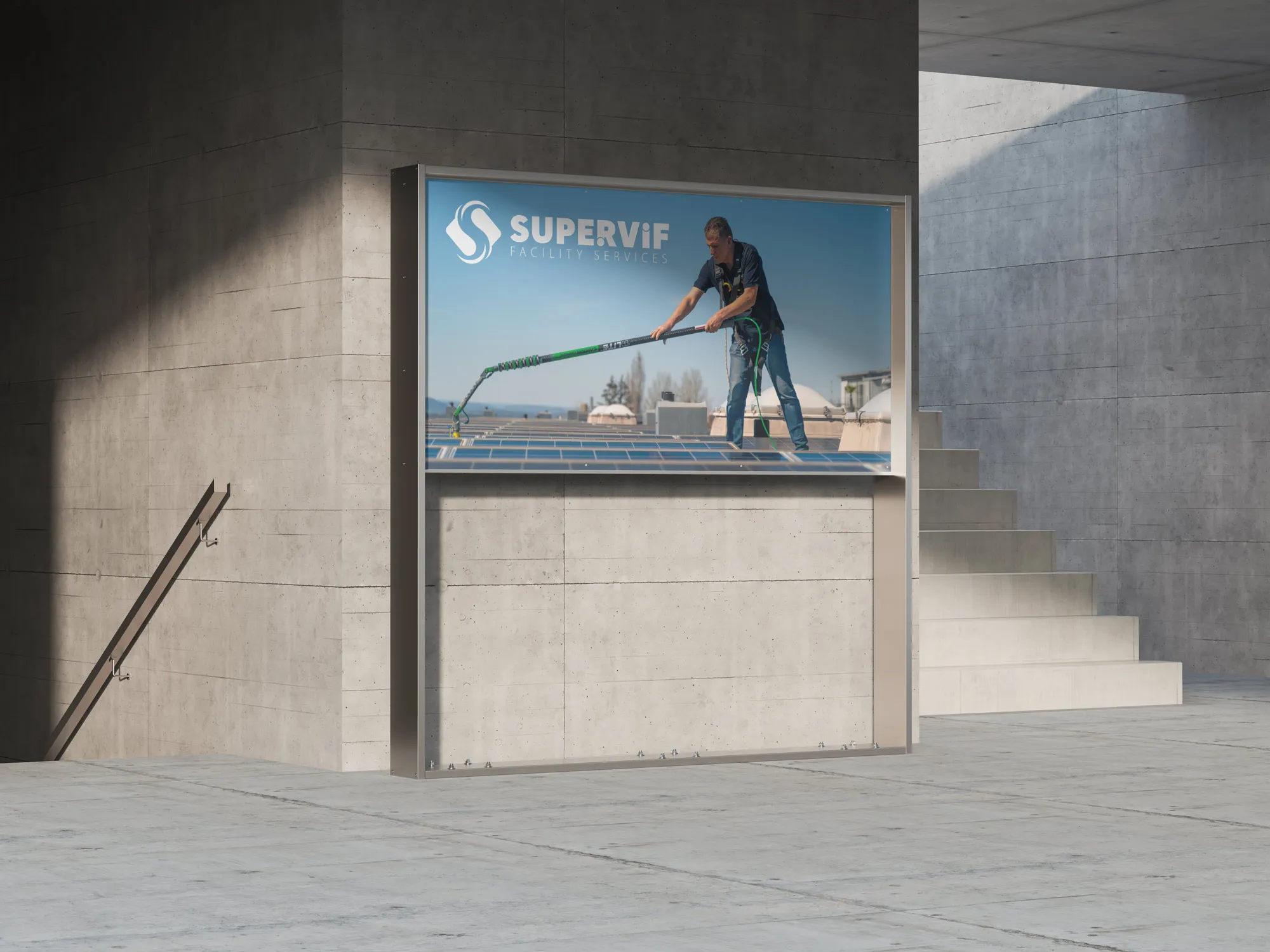 supervif werbetafel solar