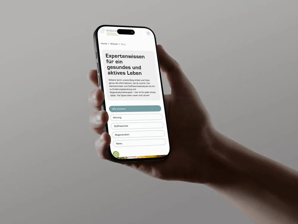 endurance phone mockup
