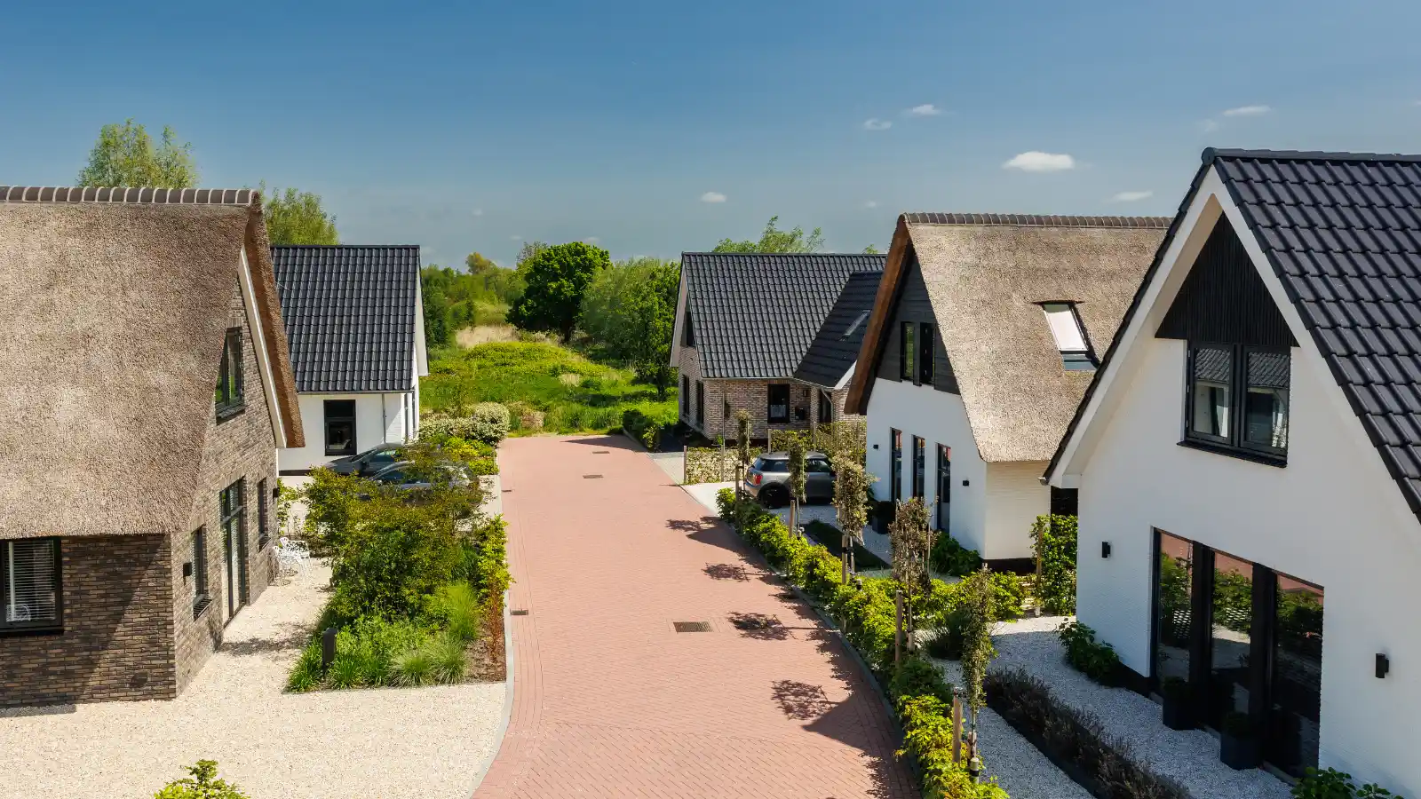 Nieuwbouw project met meerdere vrijstaande woningen
