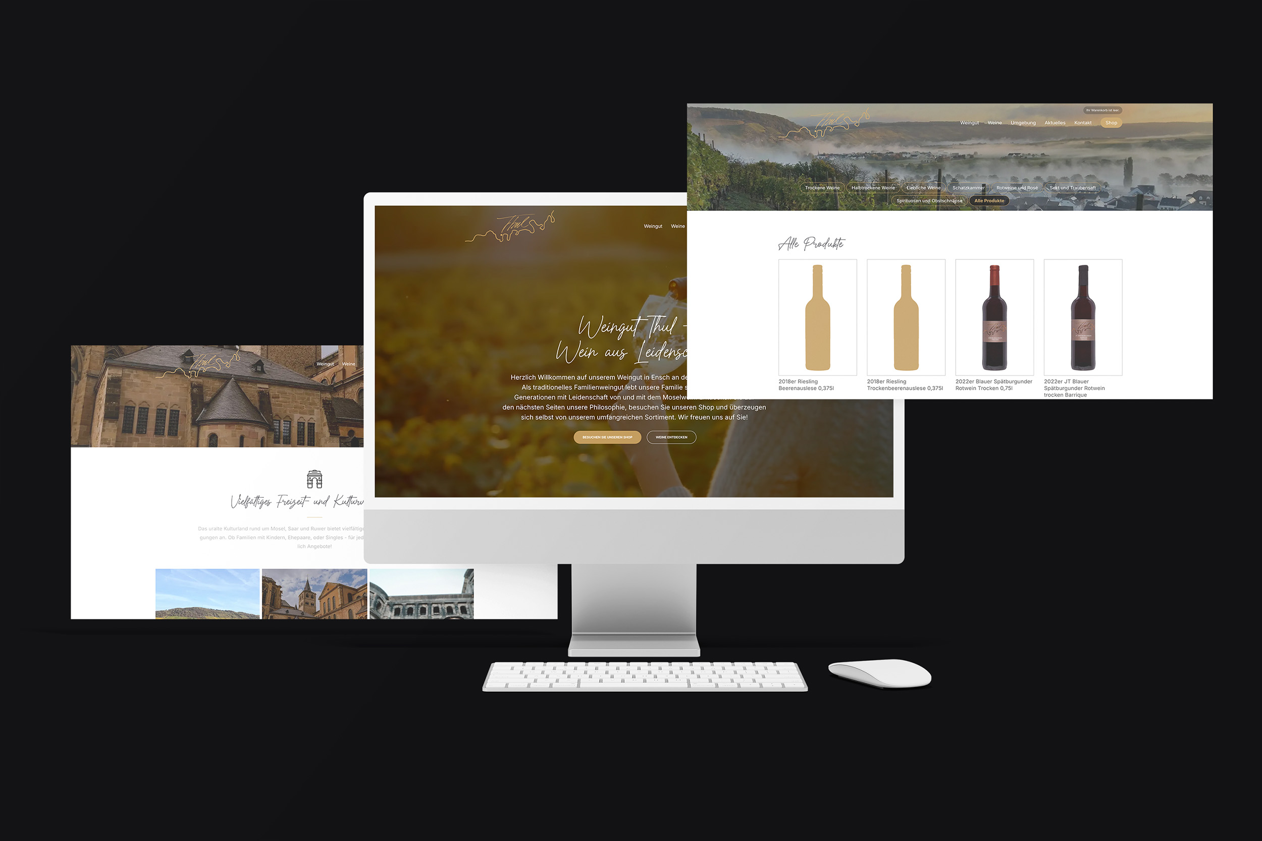 Referenz Screenshot Weingut Thul