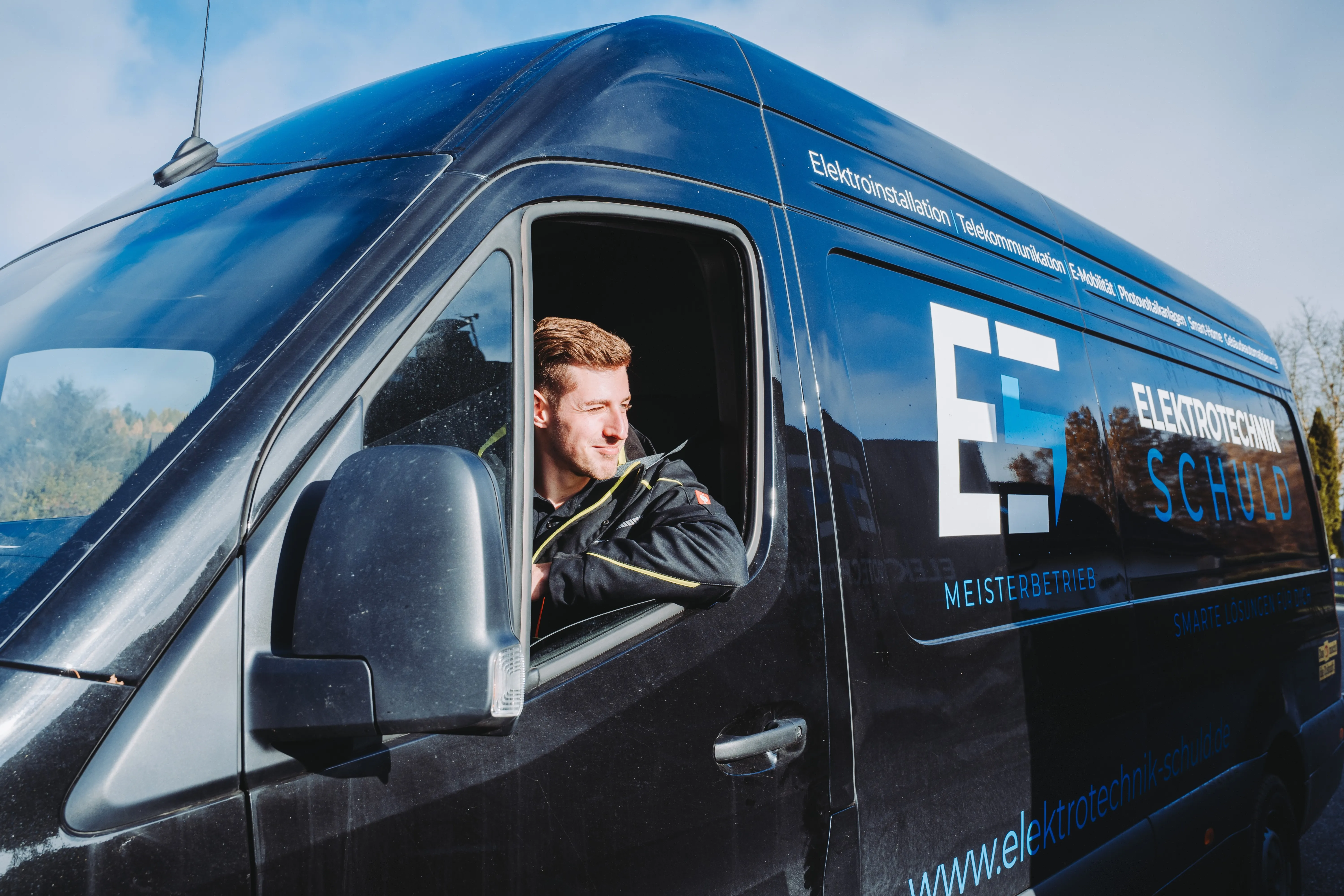 E-Fahrzeug von Elektro Schuld im Einsatz – nachhaltige Mobilität und moderne Elektrotechnik