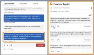 Einstein Reply Recommendations