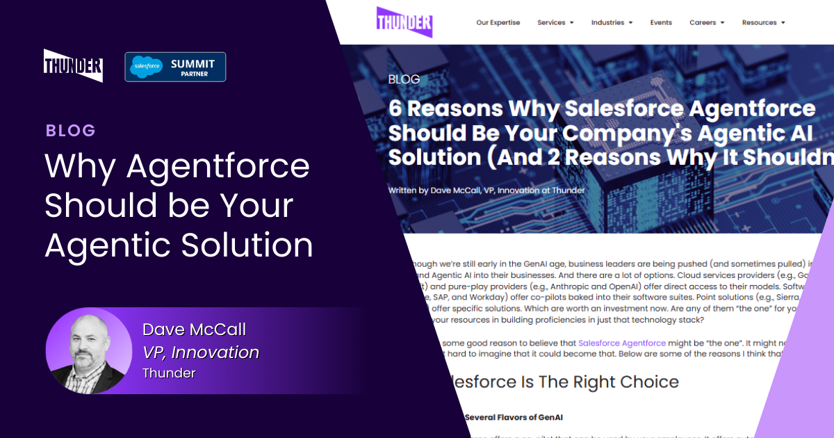 Why Agentforce Should be Your Agentic Solution||Agentic AI Solution