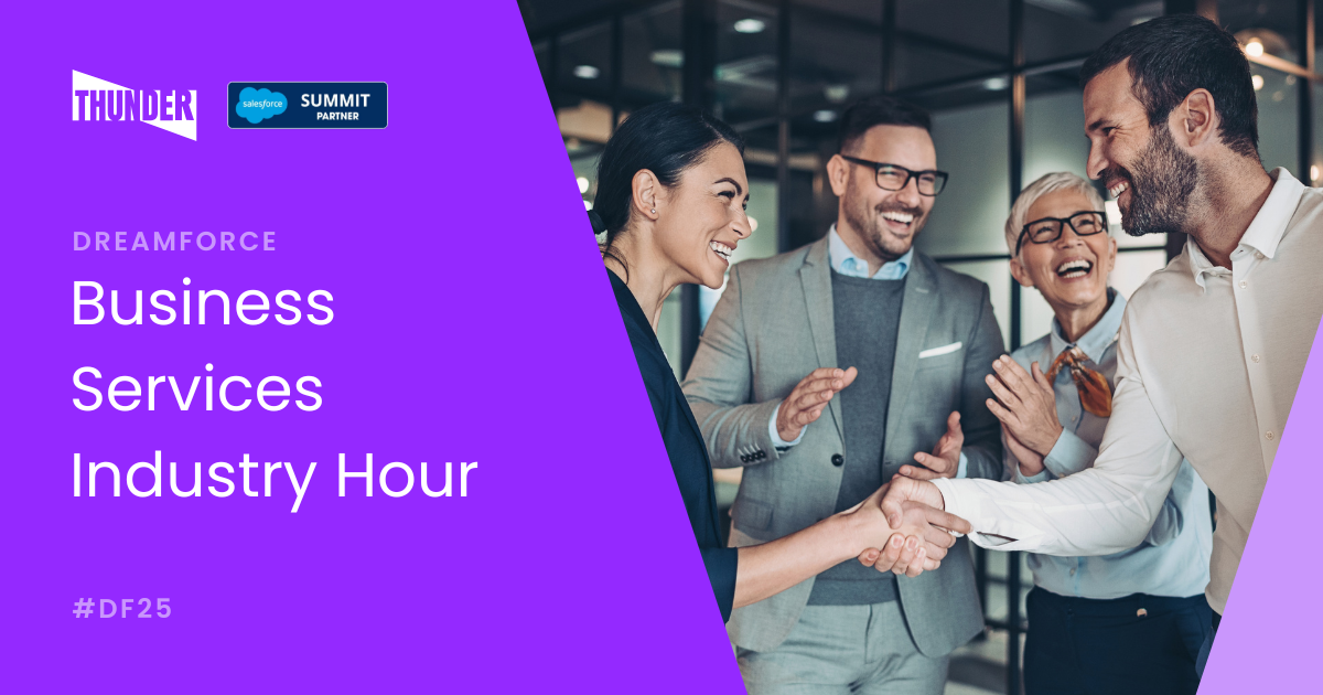 business services||Dreamforce 2025 Consumer & Business Services Industry Hour Image||Dreamforce 2025 Consumer & Business Services Industry Post||Dreamforce 2025 Professional Services Industry Post||Dreamforce 2025 Professional Services Industry Hour