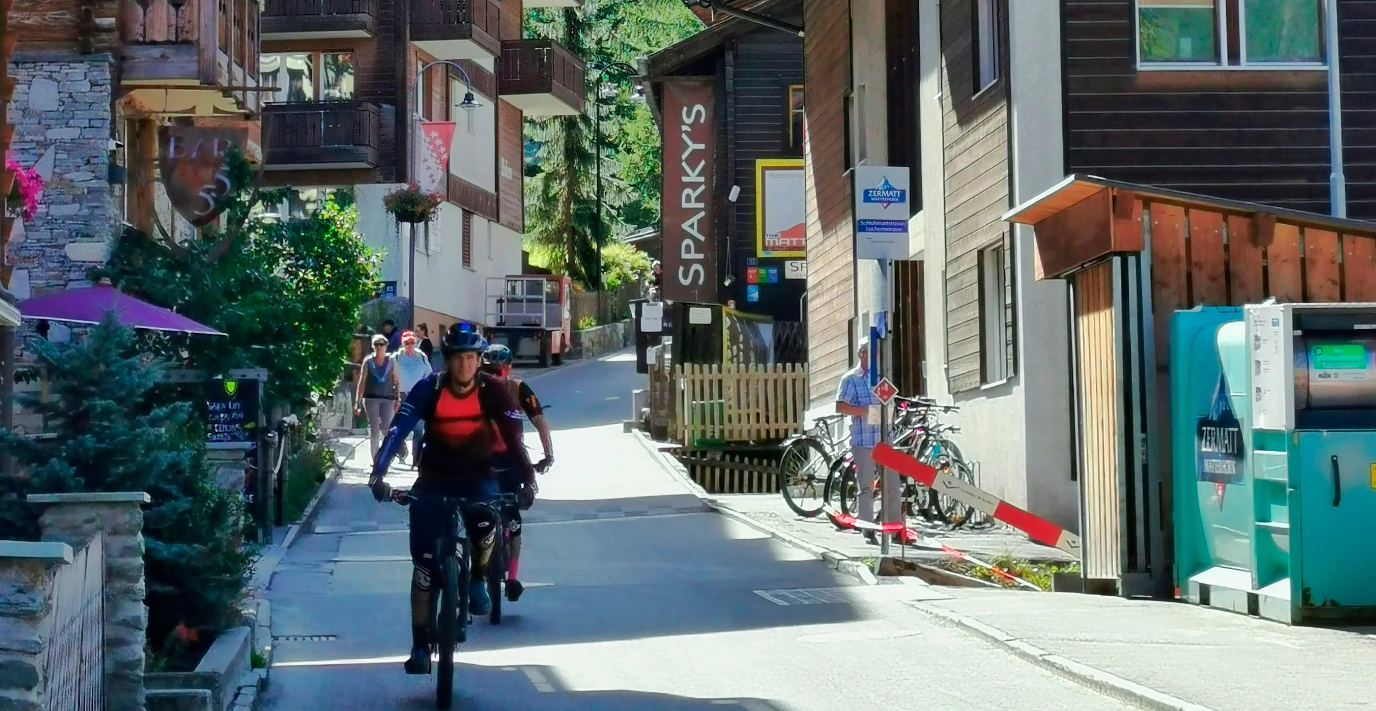 The charm of riding through Switzerland