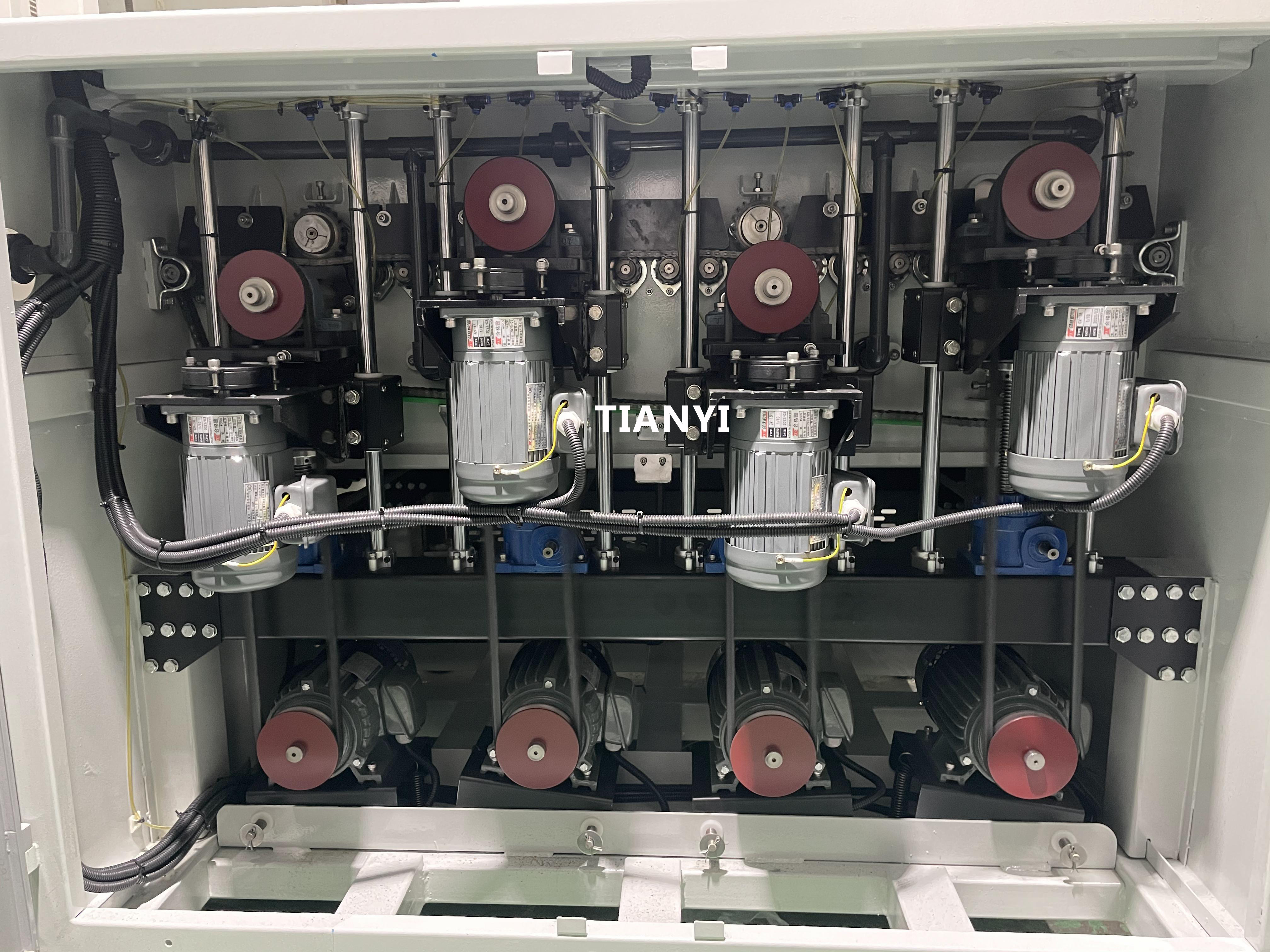 PCB scrubbing machine brushing machine 
