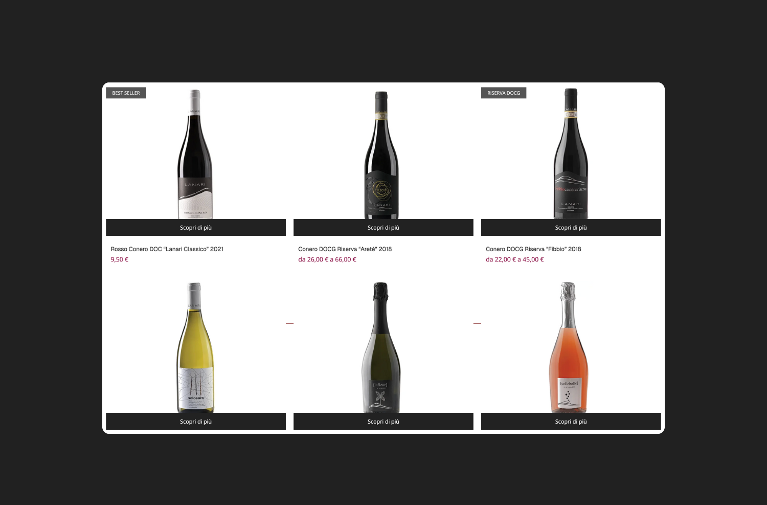 E-Commerce Cantina Lanari