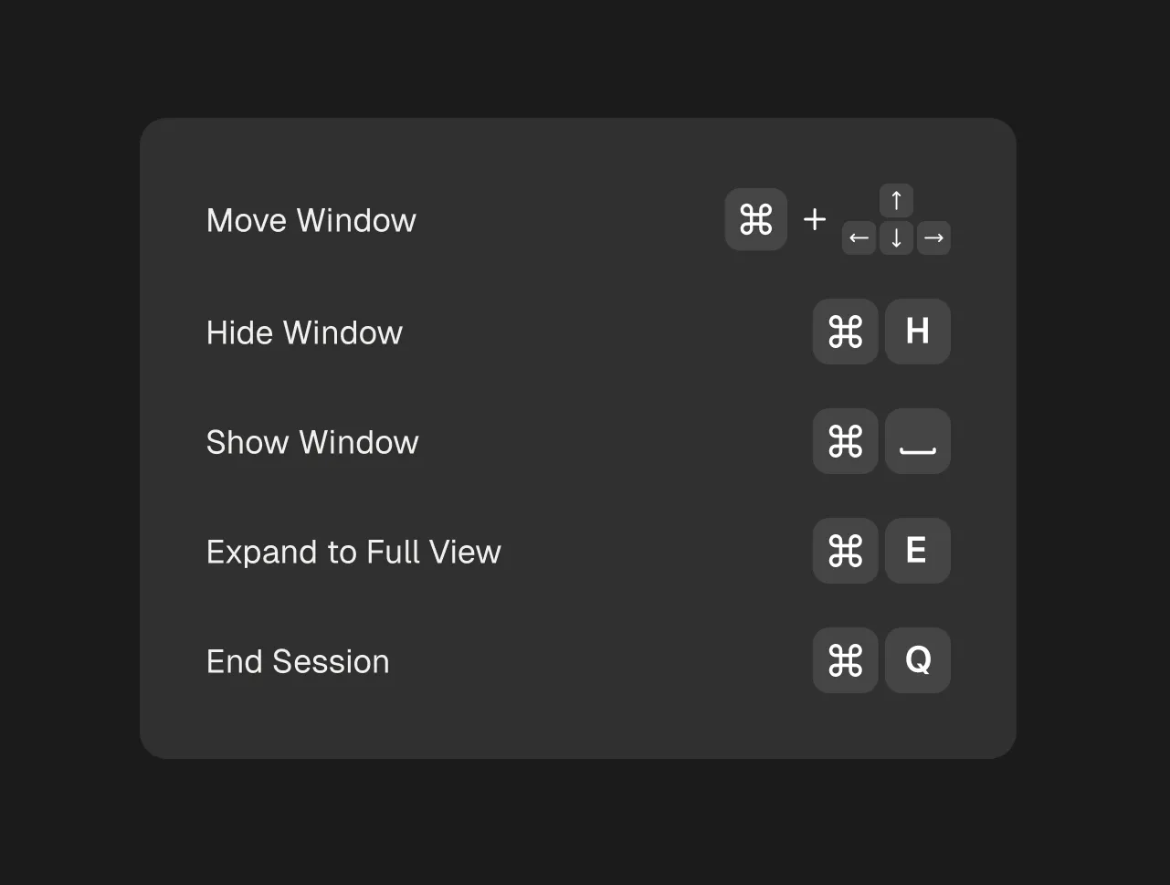 shortcuts