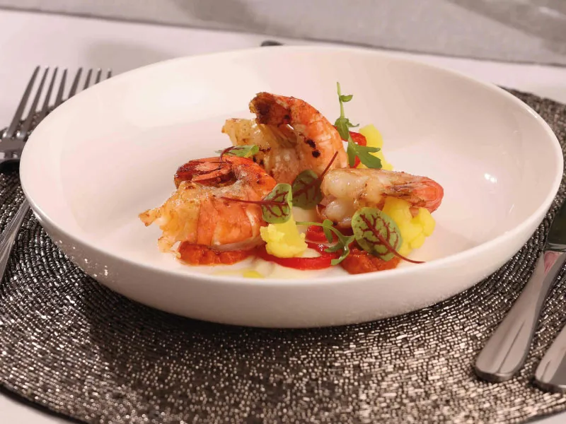 Babylon Dining - About Gallery - Prawn Starter