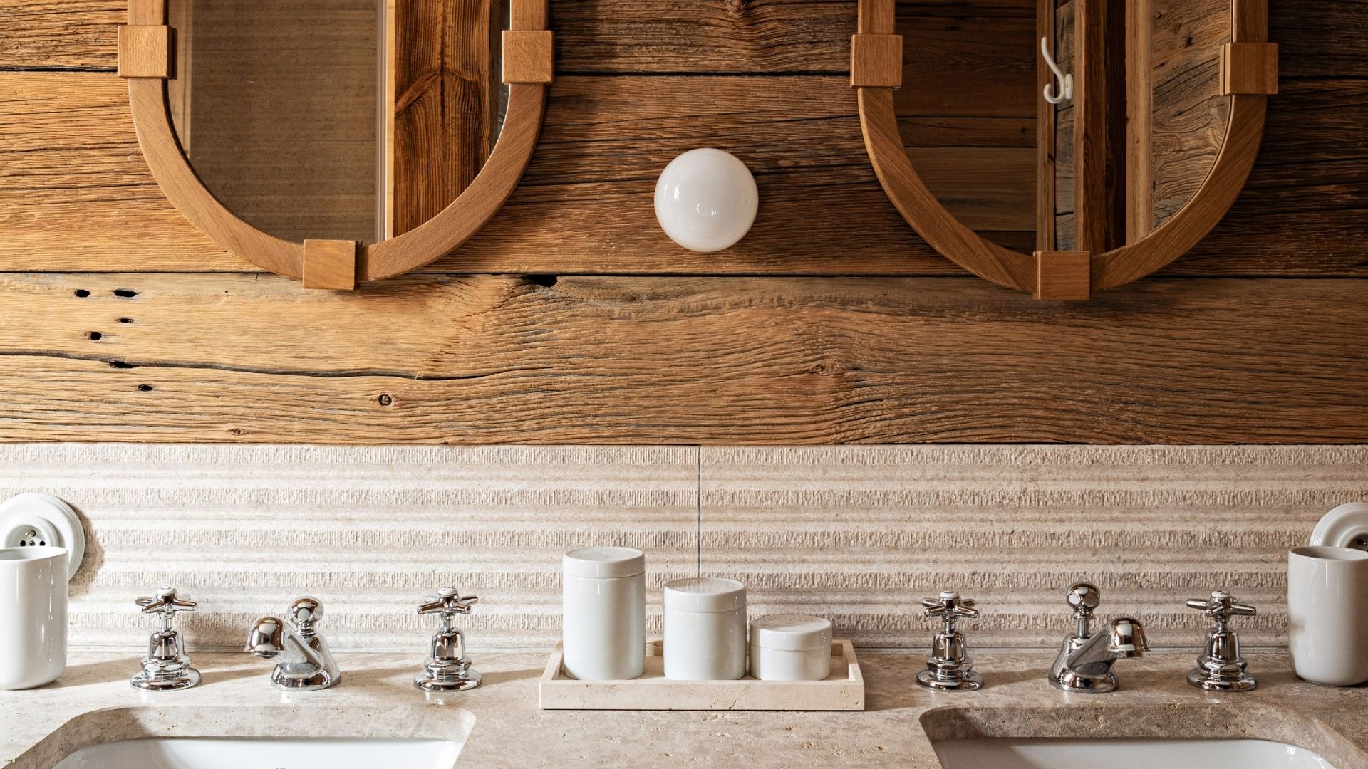 Salle de bain des Chalets de la Source pour un séjour au ski convivial