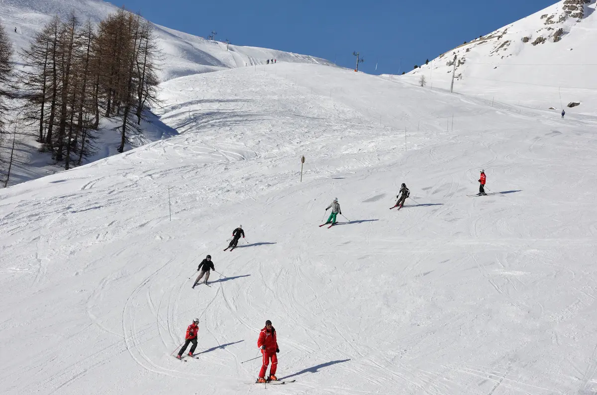 Cours de ski avec l'ESF à Saint-Martin-de-Belleville