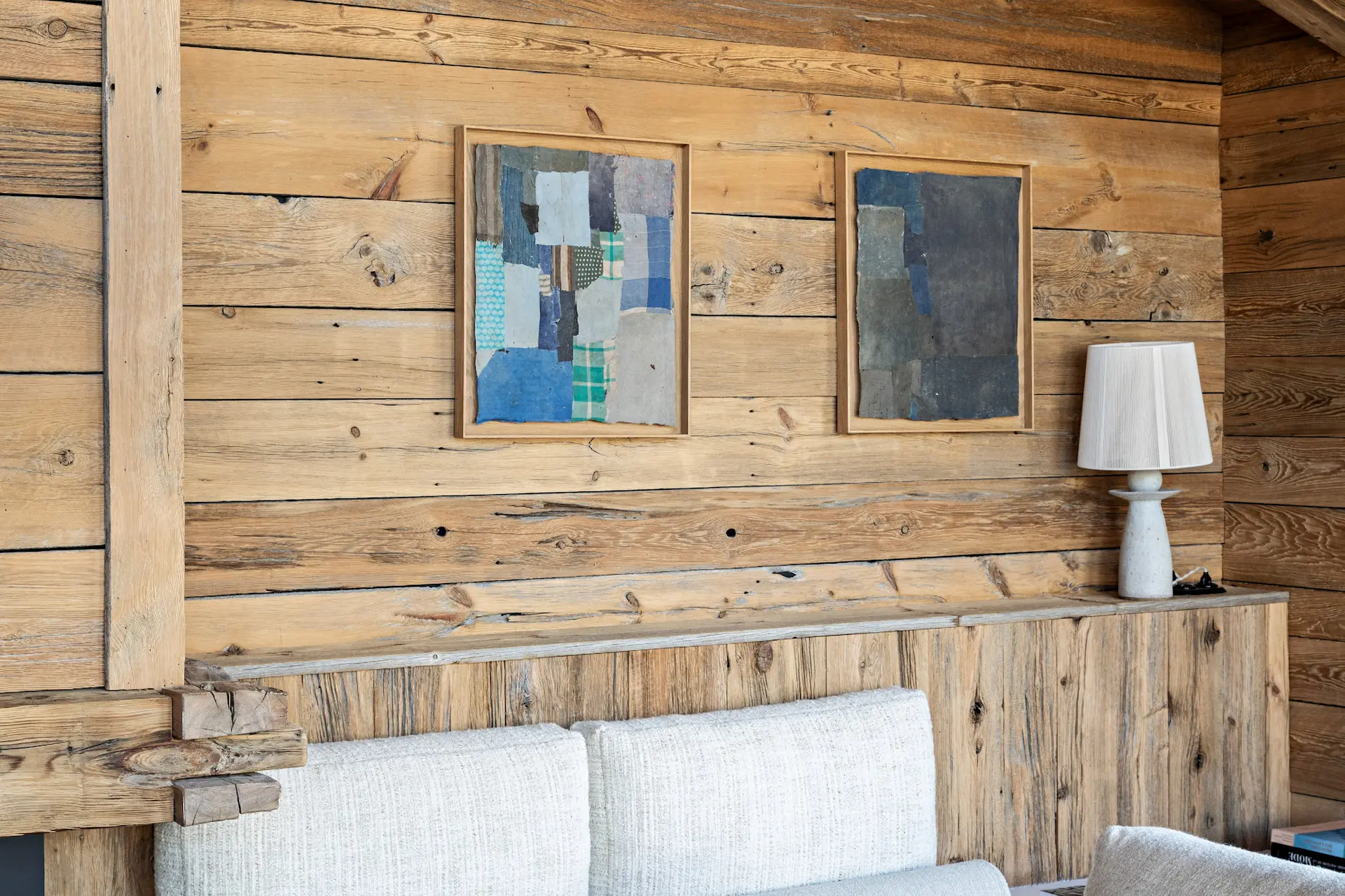 Décoration Alpine et boisée dans le Chalet 2 à la montagne aux 3 Vallées