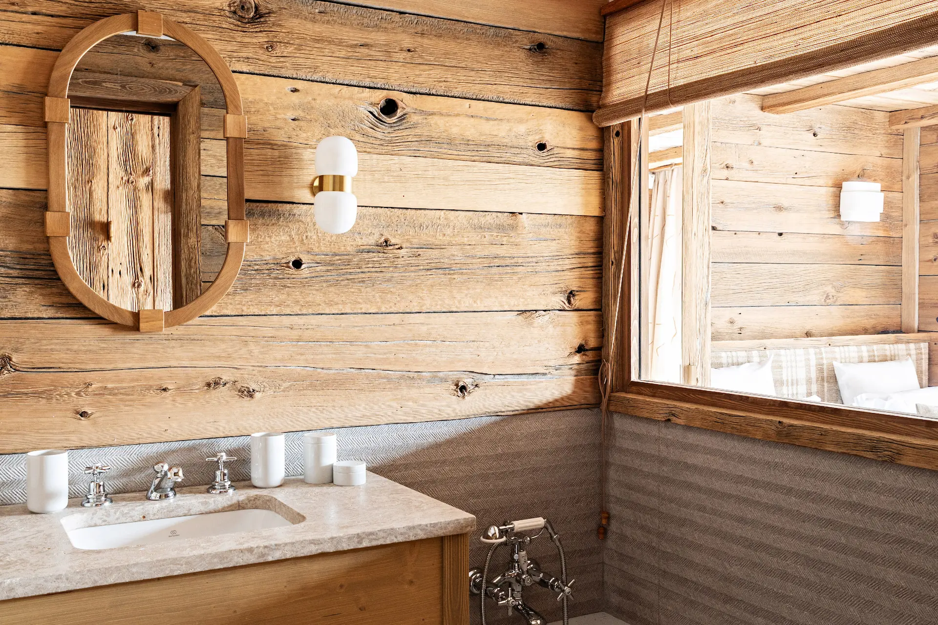 Salle de bain privée au Chalet 2 à Saint-Martin-de-Belleville