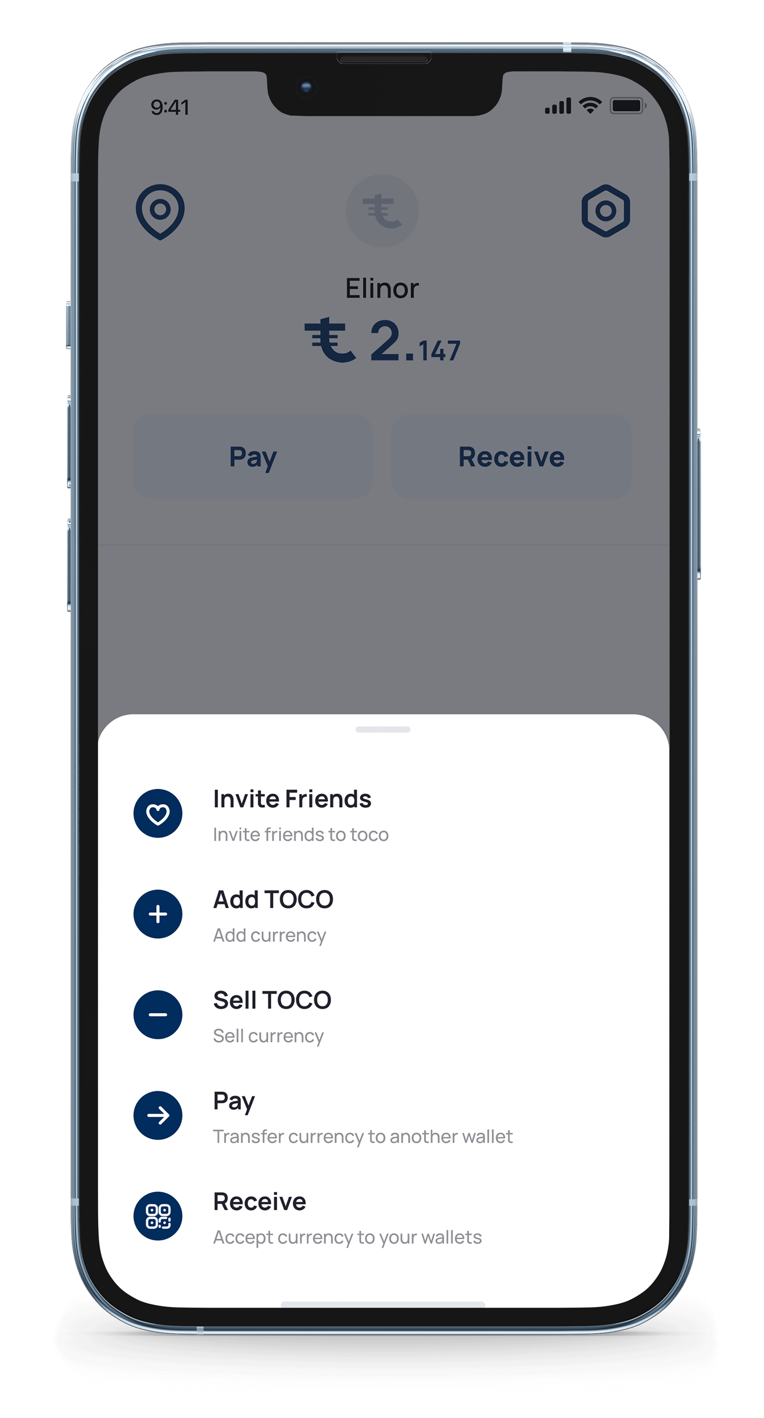 Send and receive toco
