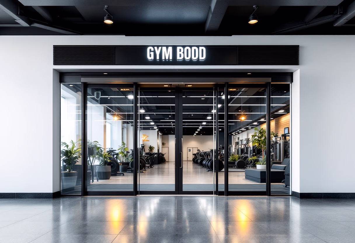 image of gym entrance