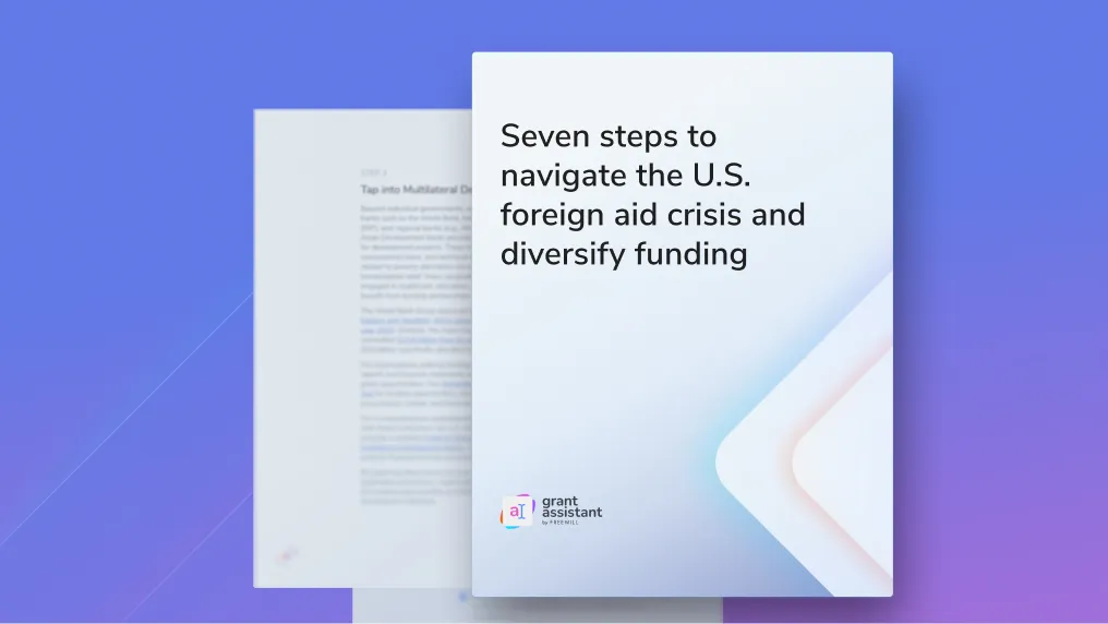Seven steps to navigate the U.S. foreign aid crisis and diversify funding