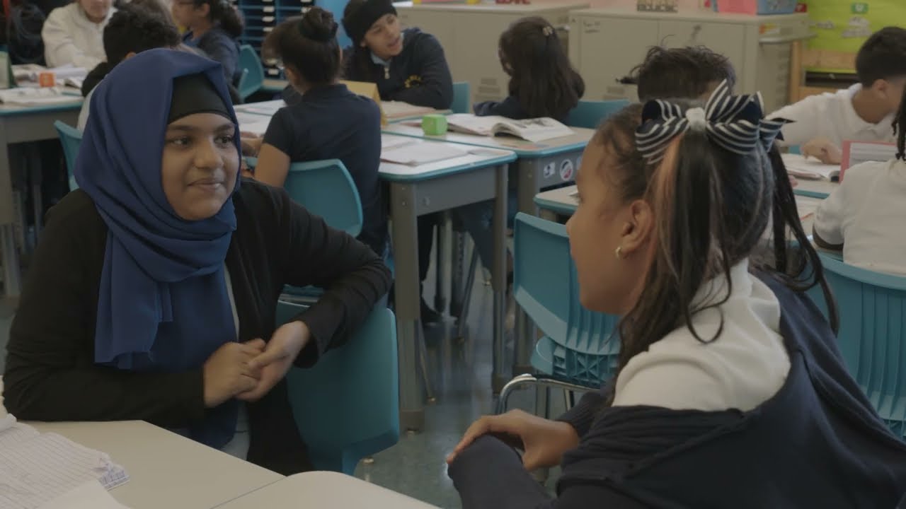 Presentation slide explaining how in-class related services support student success, listing benefits like preventing students from falling behind and questions to ask the IEP team about service duration and location.