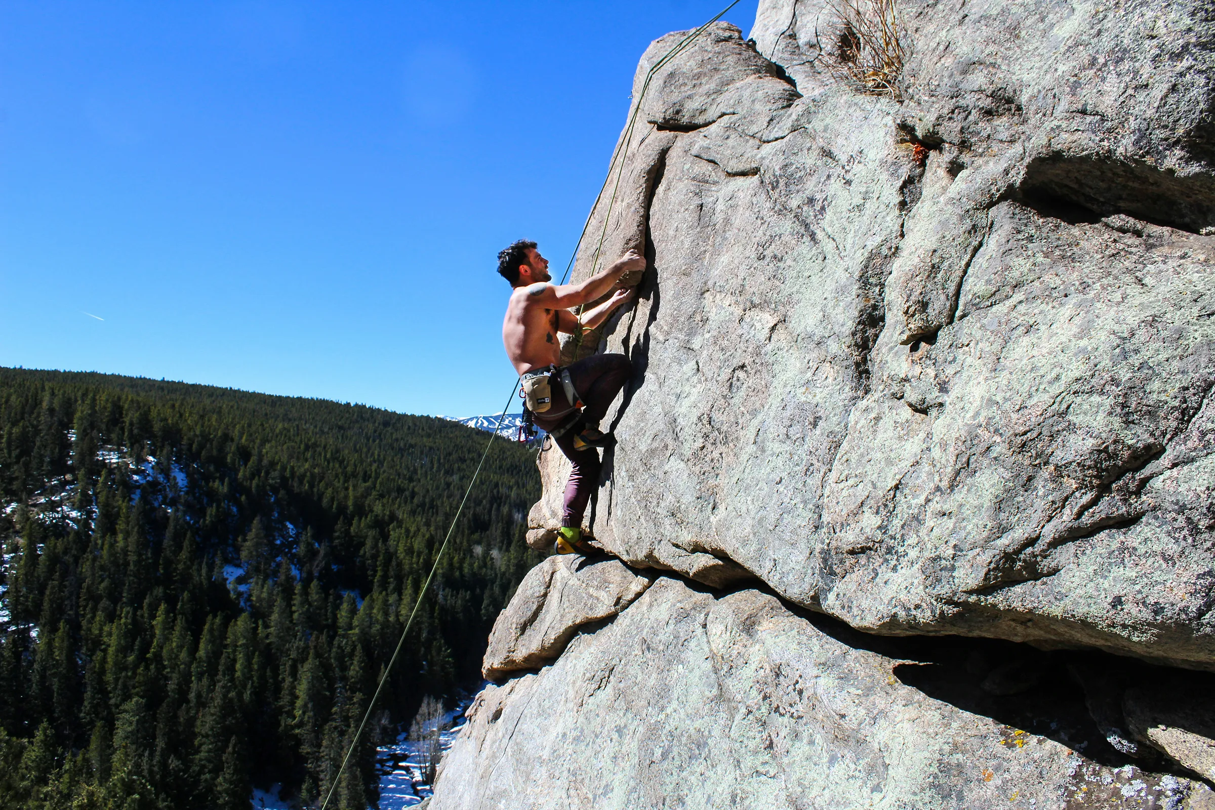Rock climbing