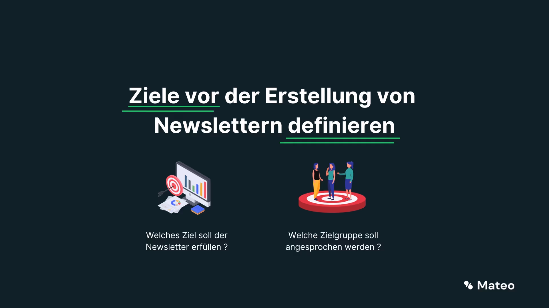 Ziele von Newslettern definieren