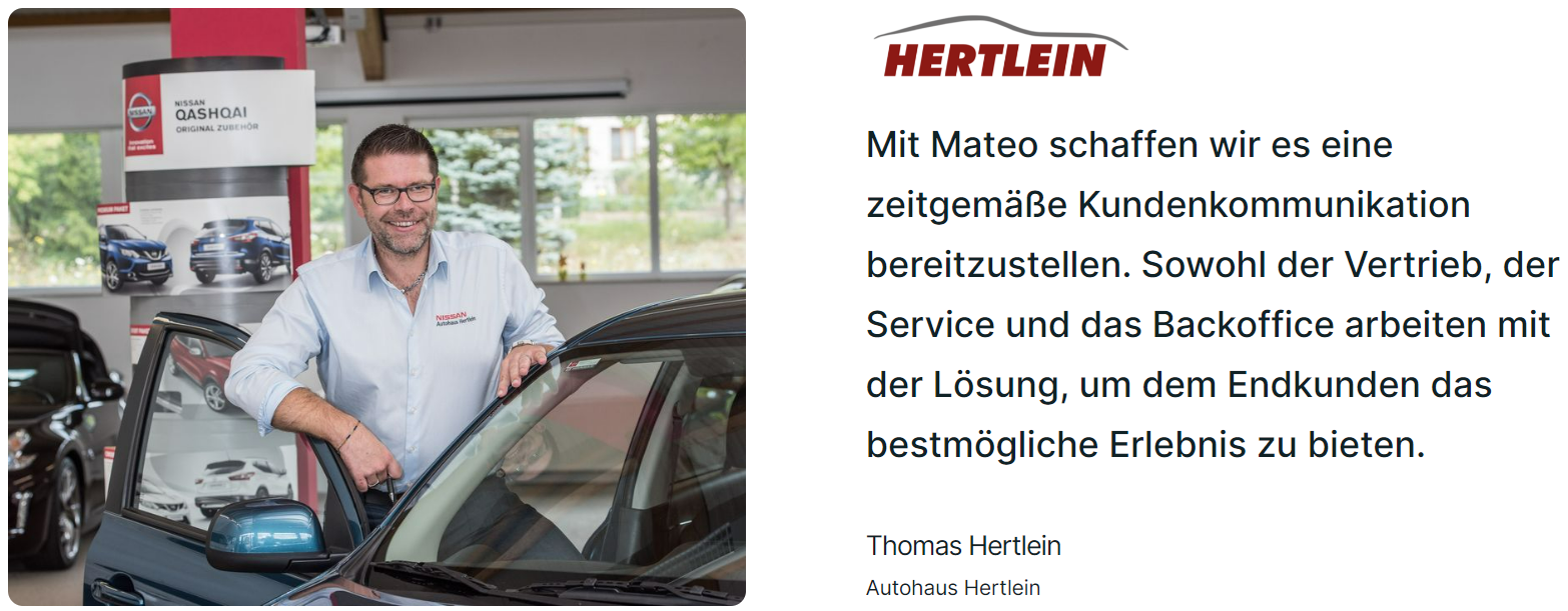 Kundenzitat Autohaus Hertlein