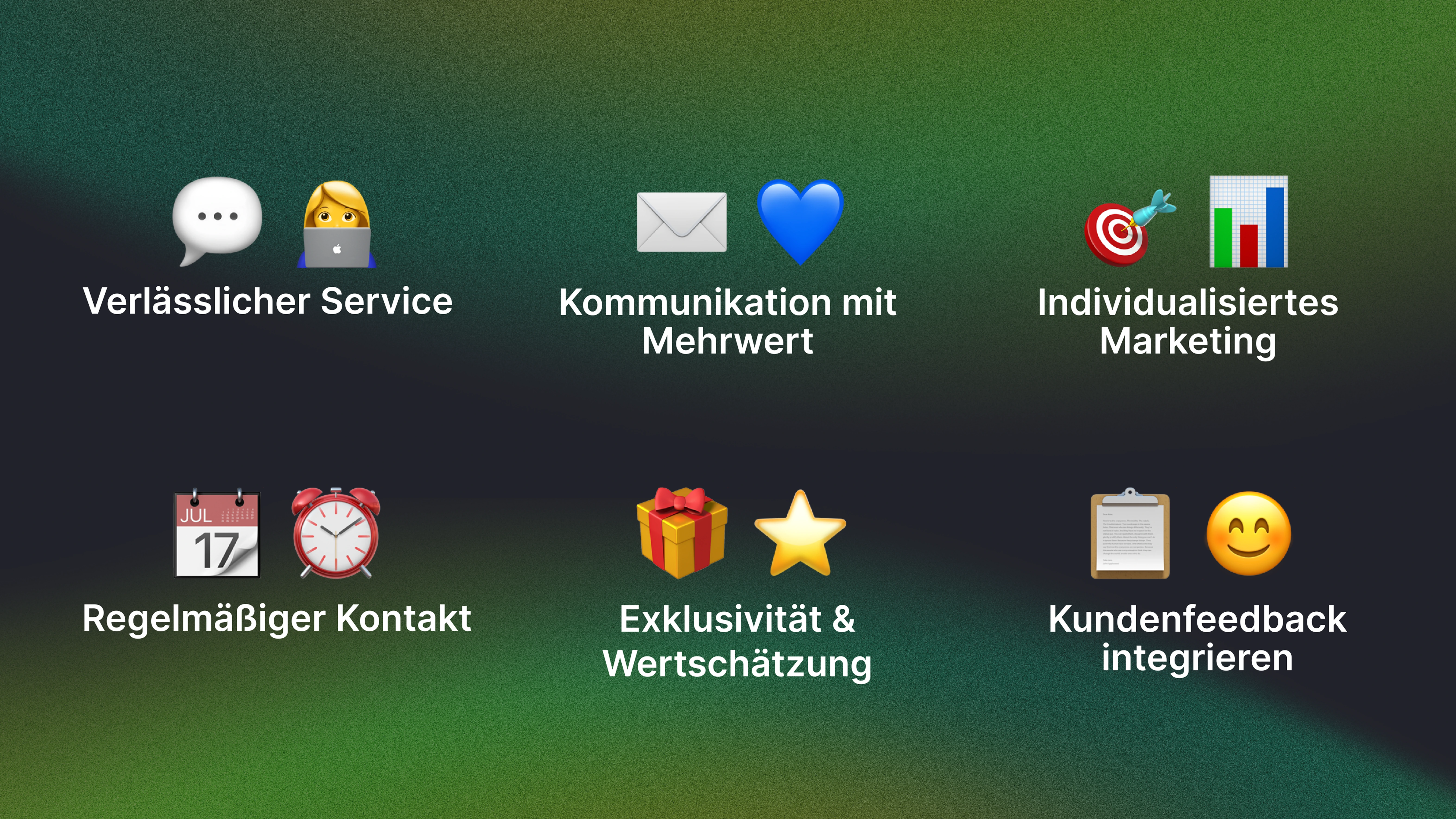 Top 6 Erfolgsfaktoren im Kundenbindungsmanagement