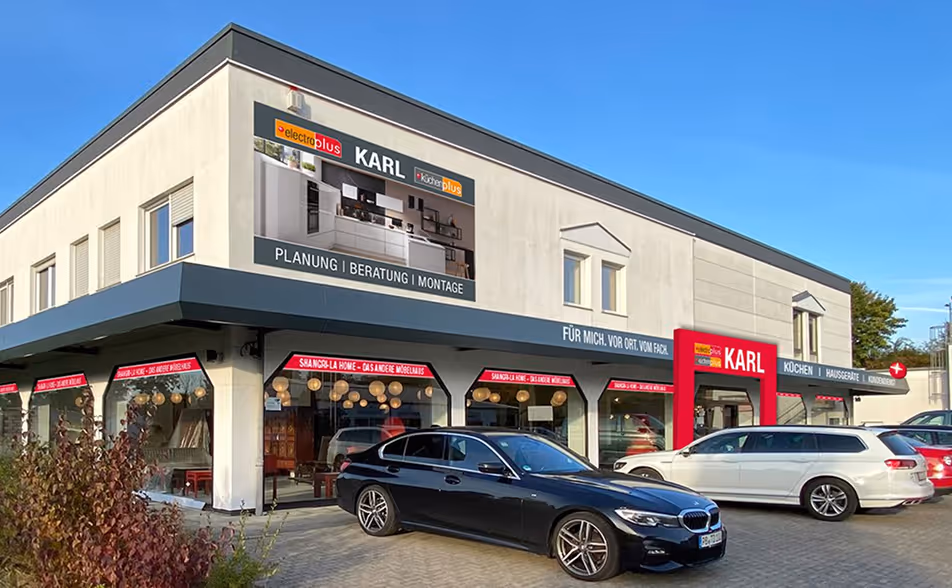 Electroplus Küchenplus KARL ist ein lokaler Fachhändler für Hausgeräte und Küchenmöbel in Rheinbach. 