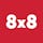 8x8