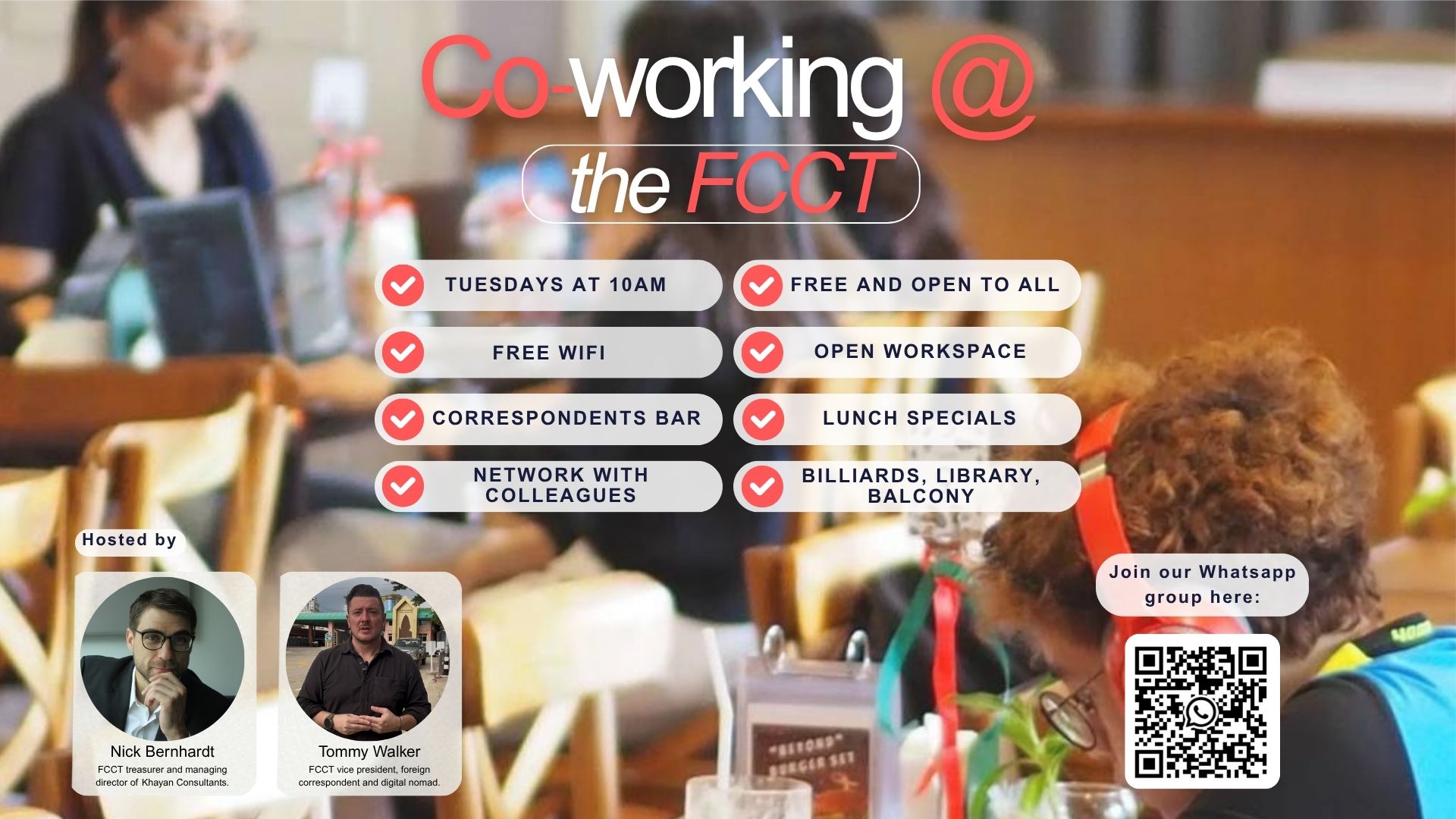 Tuesday co-working at the FCCT