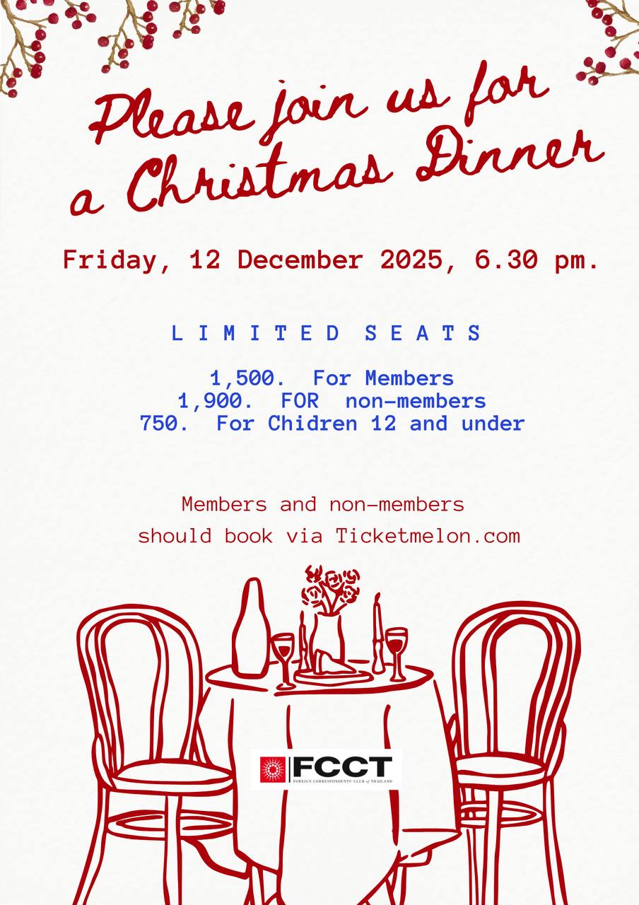 Christmas dinner at the FCCT 2025
