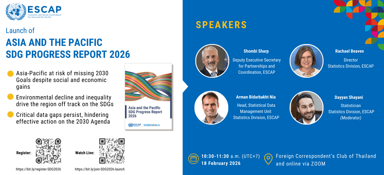 Launch of the Asia and the Pacific SDG Progress Report 2026
