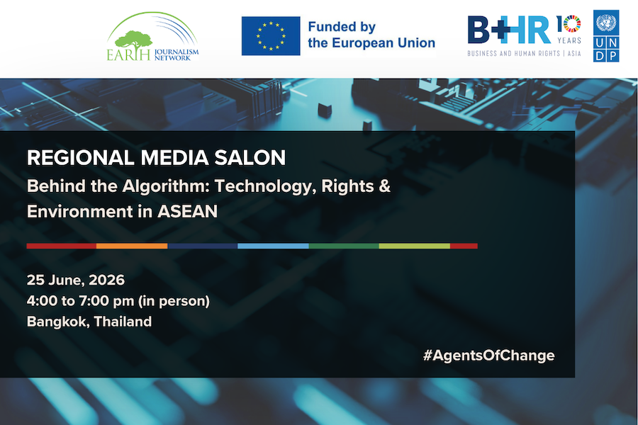 UNDP hosts a Regional Media Salon, with a theme of “Behind the Algorithm: Technology, Rights & Environment in ASEAN”